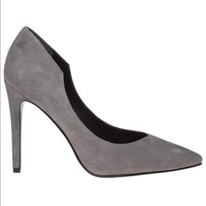Kendall and Kylie grey suede pump